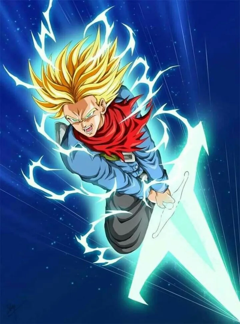 Super Saiyan Trunks vượt qua mọi thử thách với sức mạnh phi thường