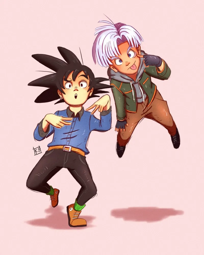 Trunks Goten là cặp đôi chiến binh luôn khiến khán giả phải trầm trồ
