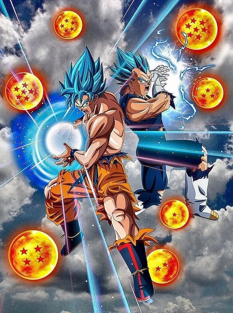 Trận chiến mãn nhãn Vegeta x Goku là cuộc đối đầu không thể thiếu trong Dragon Ball