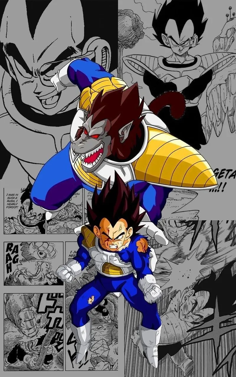 Cuộc chiến đỉnh cao giữa Vegeta Oozaru và kẻ thù mạnh mẽ đang chờ đợi