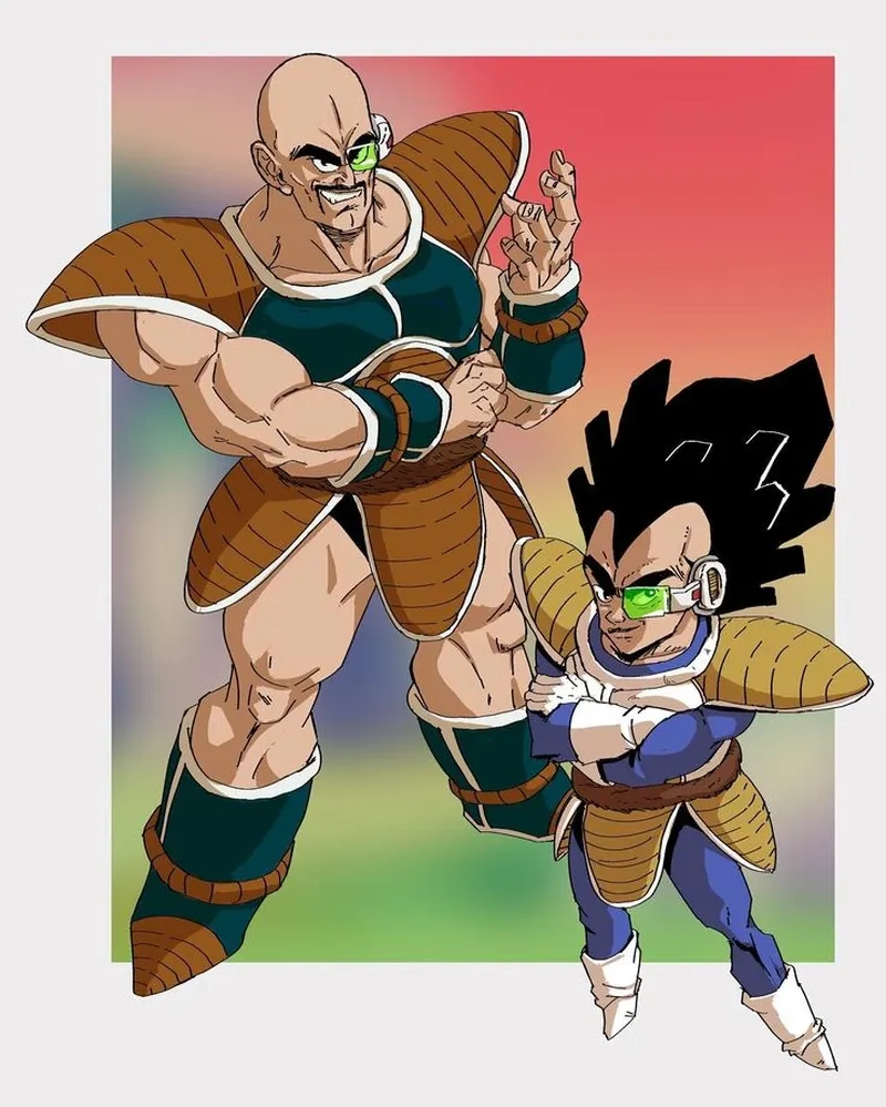 Vegeta and Nappa đối đầu với kẻ thù, ai sẽ giành chiến thắng