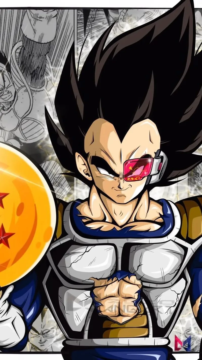 Vegeta pose luôn là biểu tượng của sức mạnh và quyết tâm chiến đấu