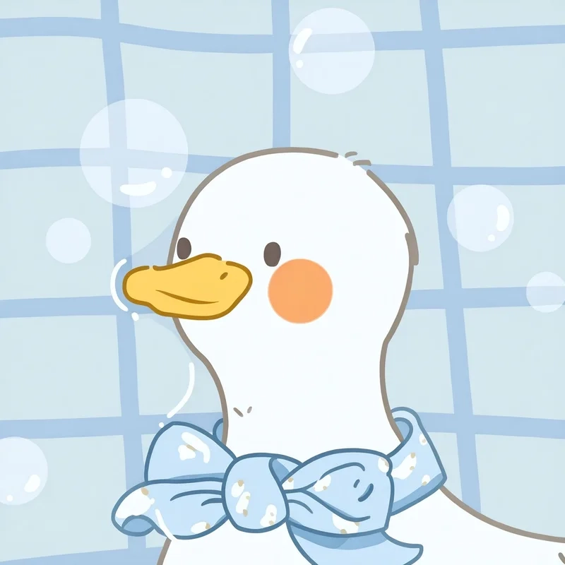 Con vịt chibi cute là hình ảnh hoàn hảo cho những ai yêu thích phong cách chibi