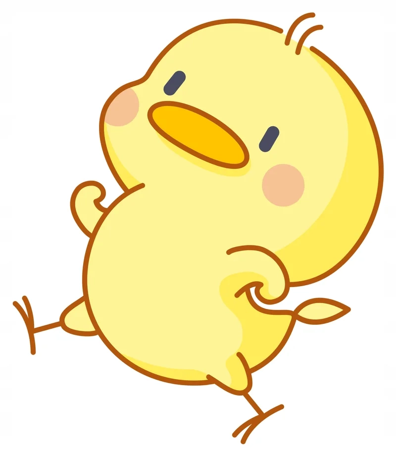 Hình nền con vịt chibi dễ thương cho tất cả các fan anime