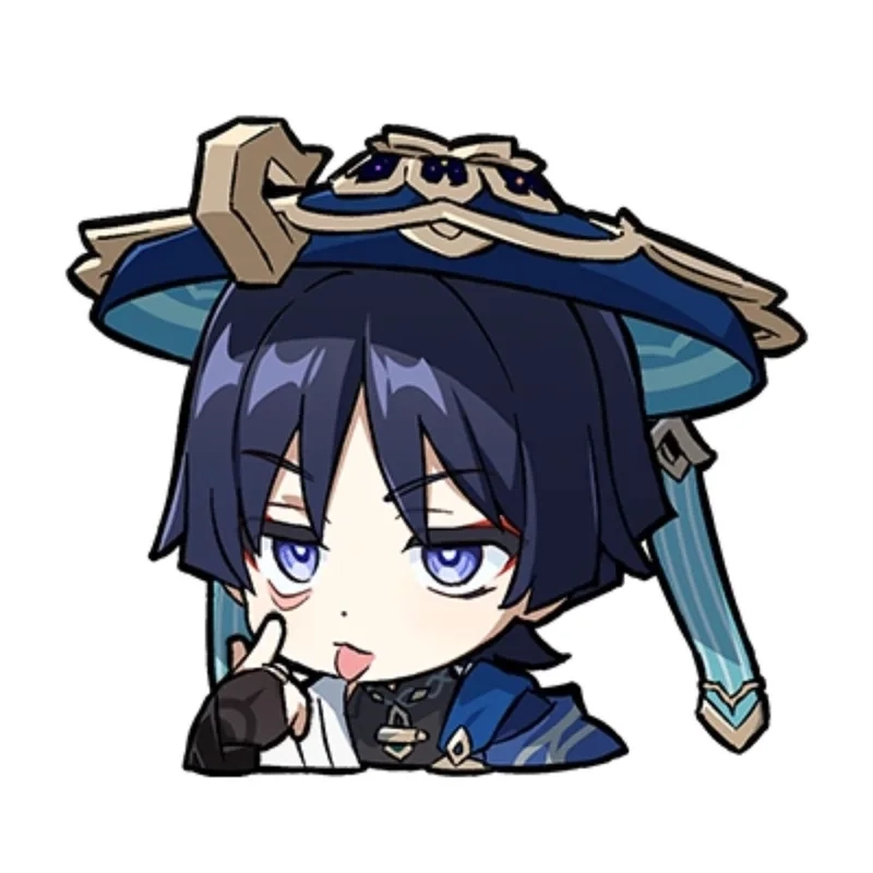 Emote wanderer chibi emoji cực dễ thương, tải ngay thôi