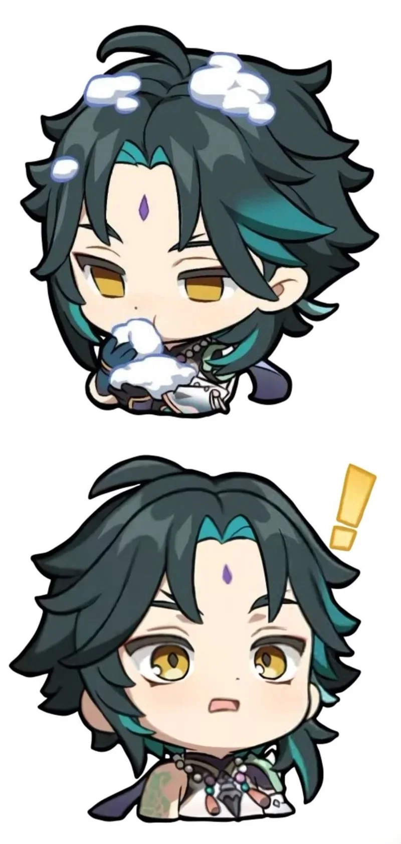 Sticker xiao chibi sẽ làm cho bộ sưu tập của bạn thêm phần sinh động