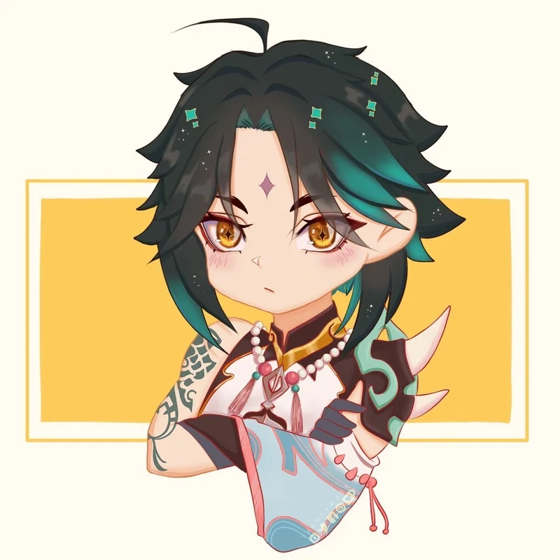 Sticker xiao chibi png sẽ là lựa chọn tuyệt vời cho những ai yêu thích Genshin