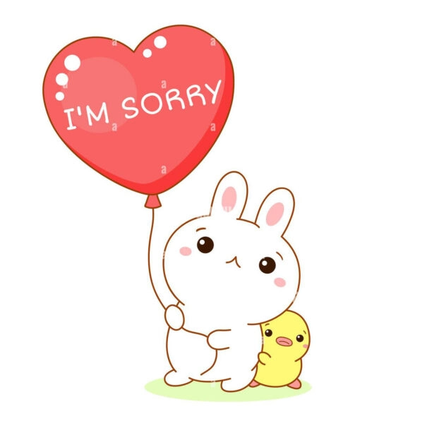 Ảnh meme xin lỗi người yêu dễ thương khó cưỡng