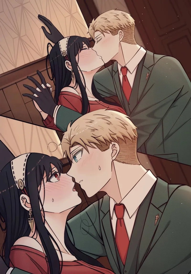Loid and Yor kiss tình yêu của họ thật lãng mạn