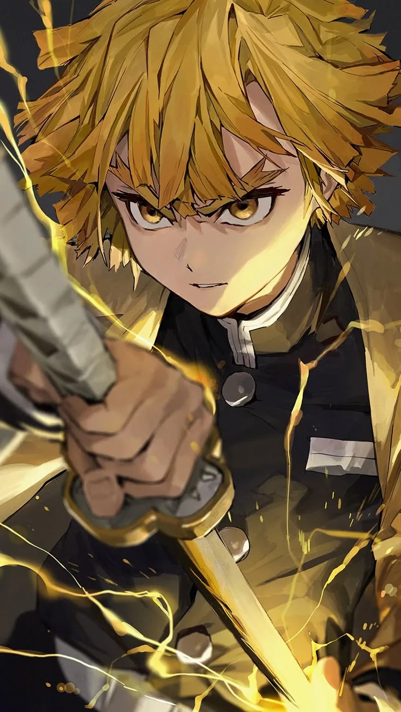 Ảnh Zenitsu đẹp đến ngây ngất khiến fan Kimetsu no Yaiba không thể rời mắt