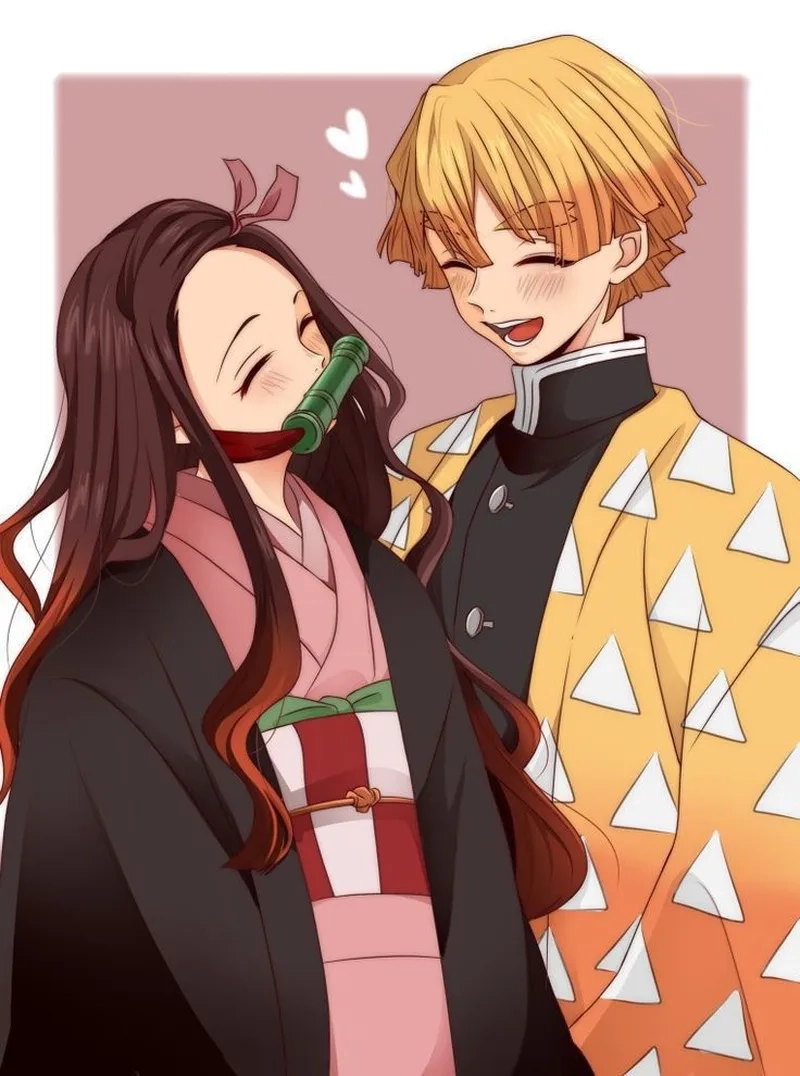 Cặp đôi dễ thương nhất chính là Zenitsu x Nezuko