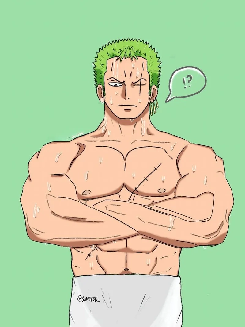 Vẻ ngoài cực phẩm của Zoro 6 múi
