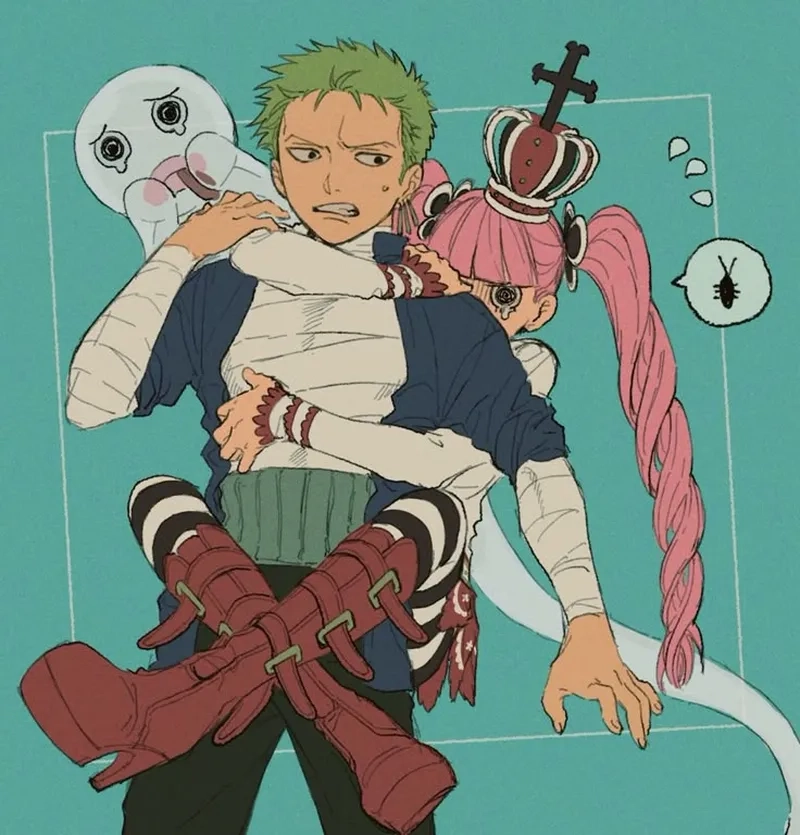 Fan thích thú trước phản ứng của Perona x Zoro