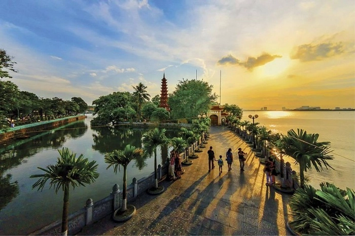 Ảnh chùa Trấn Quốc qua góc máy nghệ thuật
