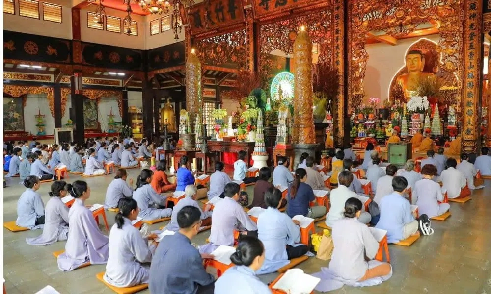 Hình ảnh chùa vĩnh nghiêm mang nét thanh tịnh và trang nghiêm