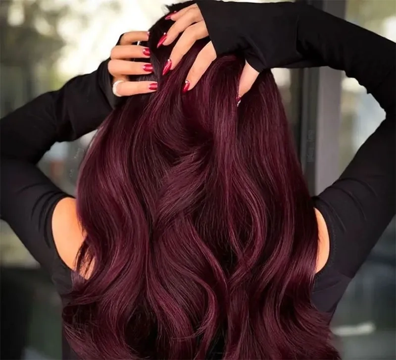 Màu đỏ tím ra nắng mới thấy hiệu ứng đẹp mắt