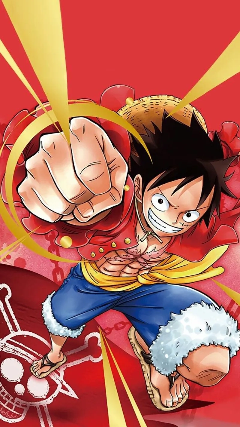 Ảnh anime one luffy ngầu lòi siêu chất chơi
