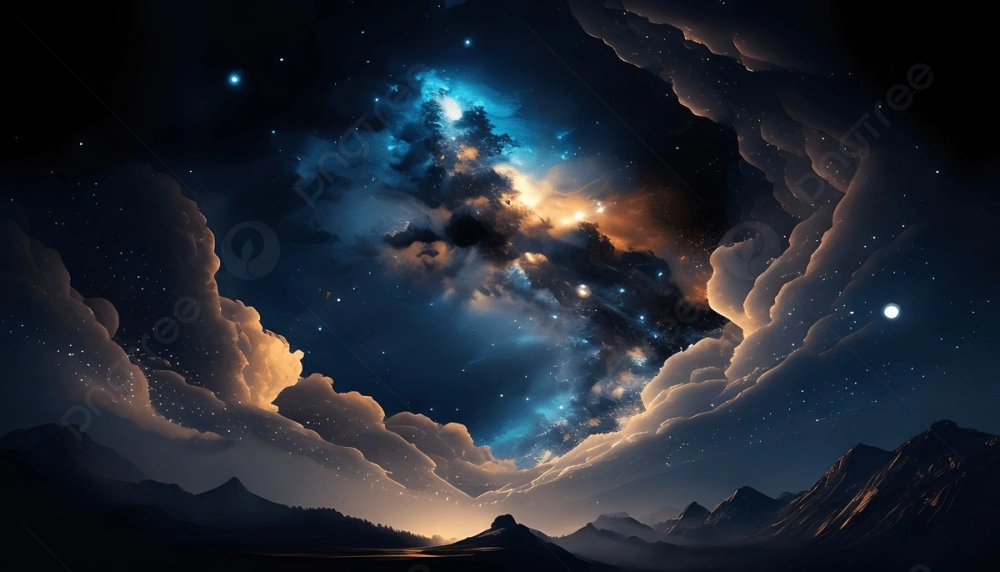 Ảnh bầu trời về đêm mang nét đẹp tĩnh lặng