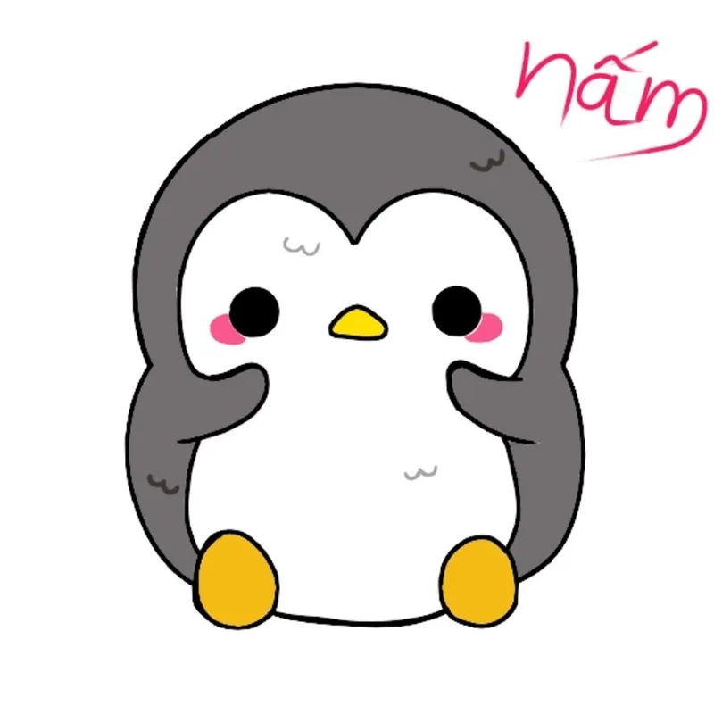 Penguin cartoon avatar dễ thương hoạt hình cute