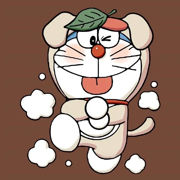 Avatar doremon vô tri biểu cảm lạ nhìn là thấy cuốn