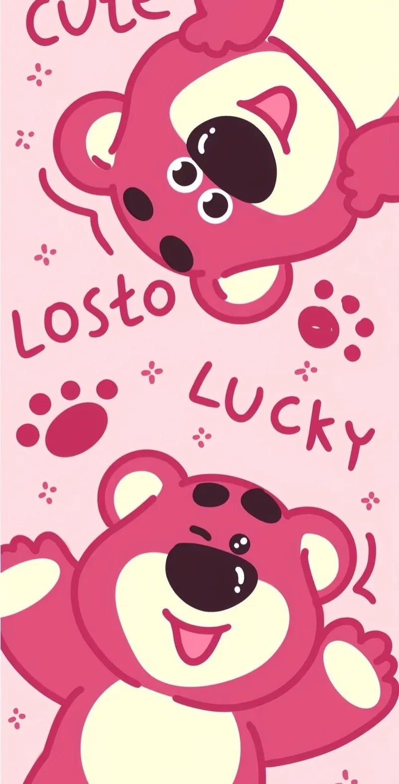 Hình avatar gấu dâu cute hồng phấn mê ly