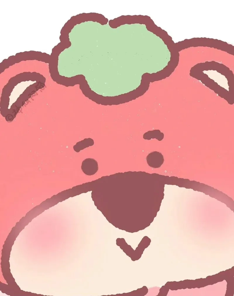 Avatar đôi gấu dâu nam ngọt ngào nam tính