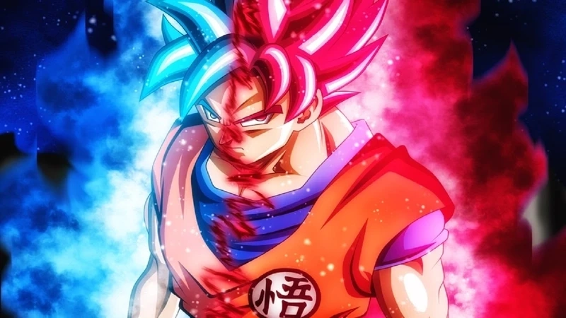 Ảnh anime songoku ngầu nhìn rất ấn tượng