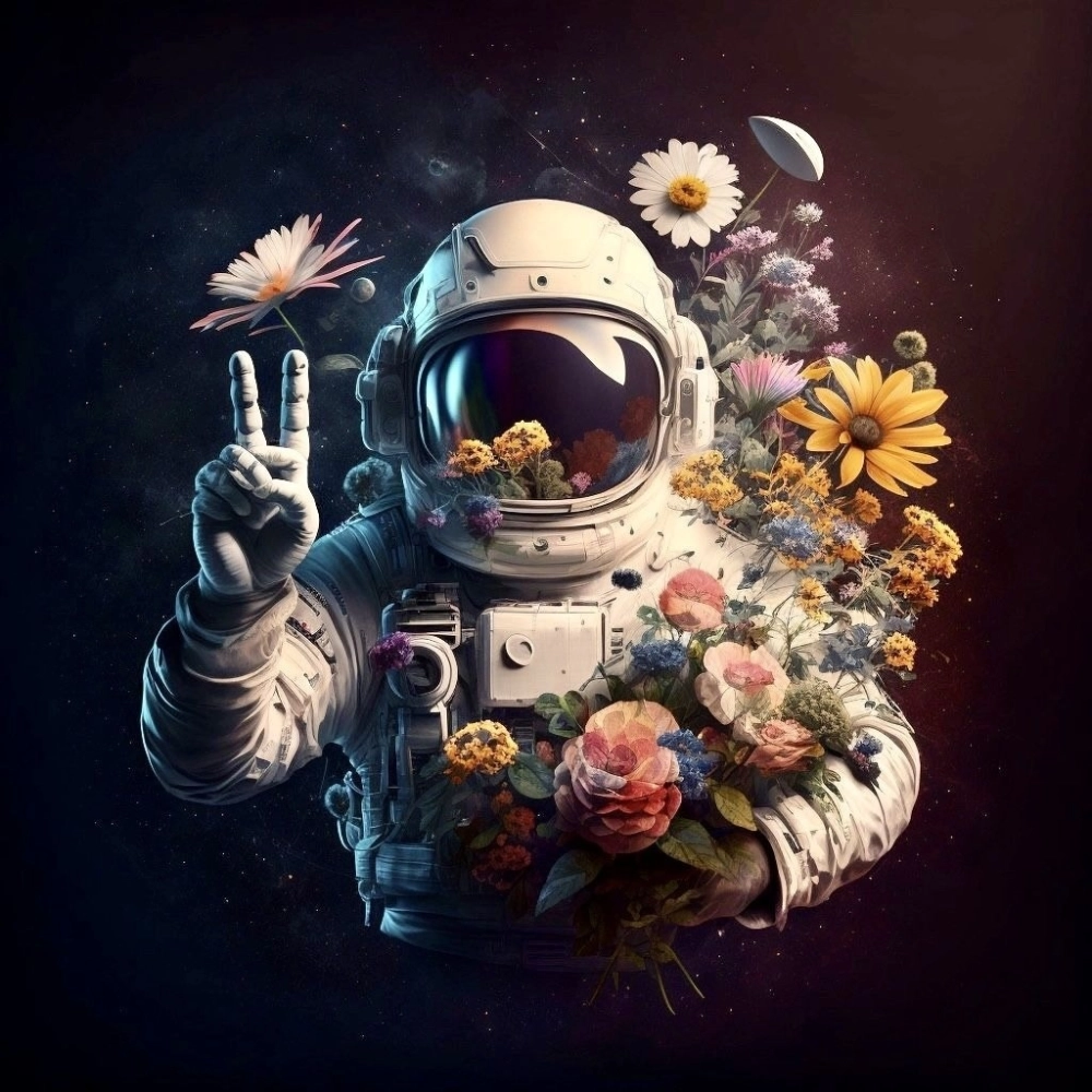 Avatar phi hành gia cute dễ thương và vui nhộn