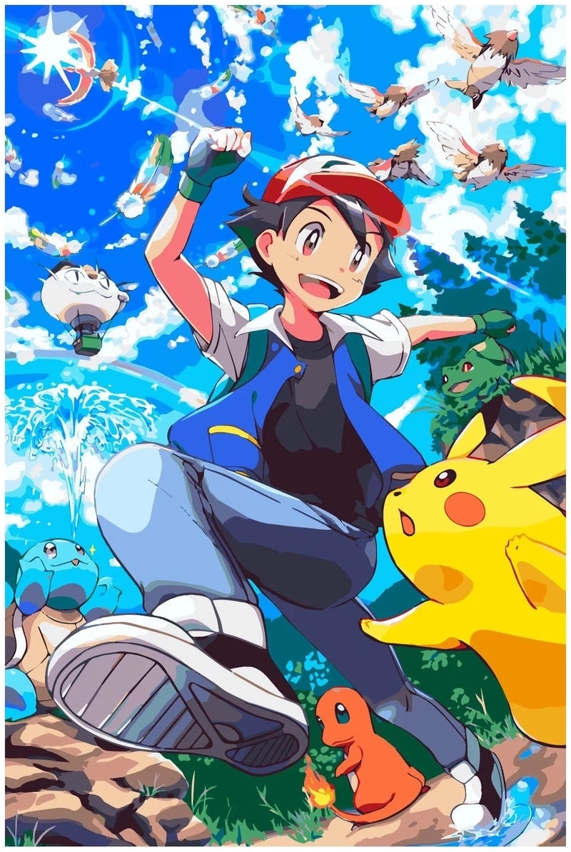 Avatar pokemon anime sinh động và đầy màu sắc