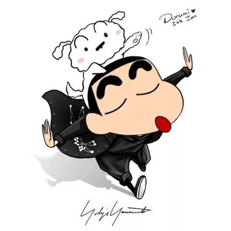 Avatar shin cậu bé bút chì vô tri phong cách vui nhộn