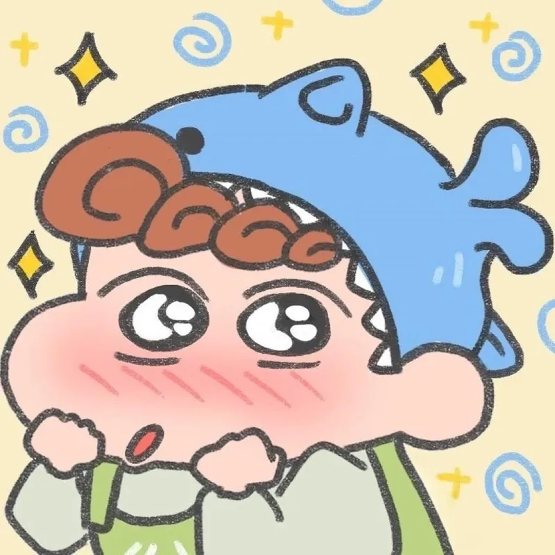 Avatar shin cậu bé bút chì đôi dễ thương cho cặp đôi