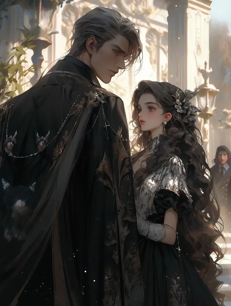 Cặp hình anime thể hiện tình cảm rất tinh tế