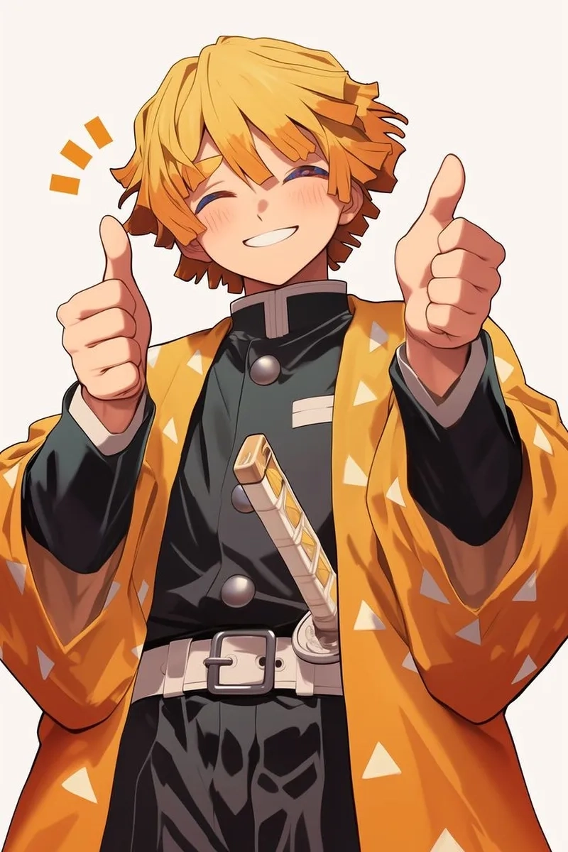 Zenitsu ngầu tạo cảm giác bùng nổ và đầy sức mạnh.