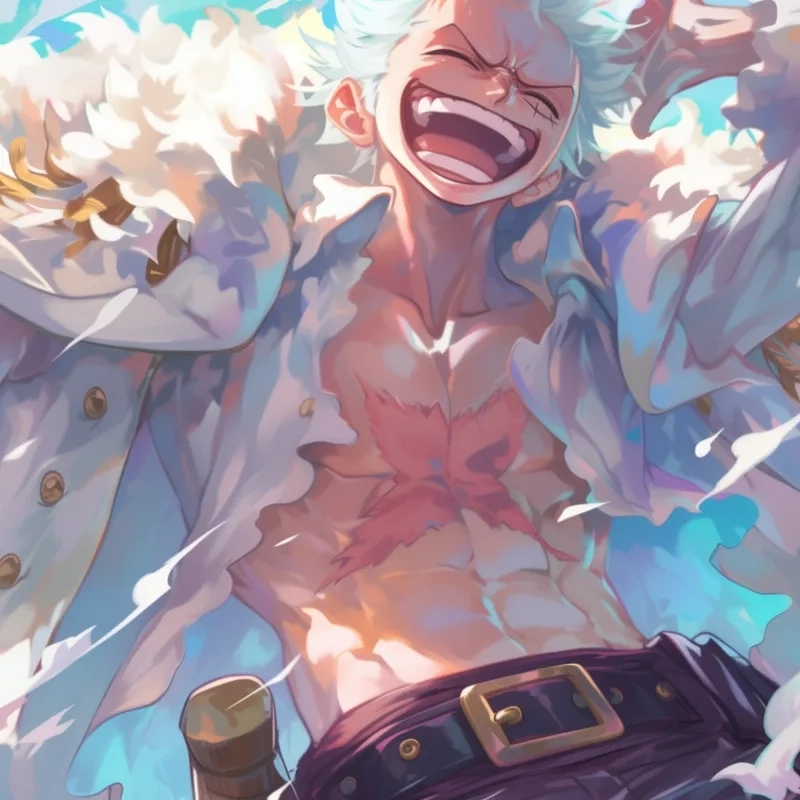 Hình ảnh luffy cute khiến người xem cảm thấy thân thiện.