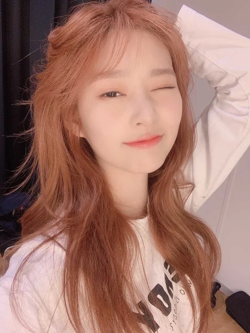 Nhuộm màu nâu hồng tone ngọt ngào trendy