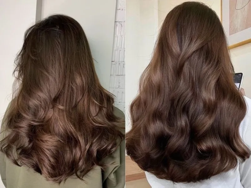 Thuốc nhuộm tóc màu nâu chocolate chất lượng