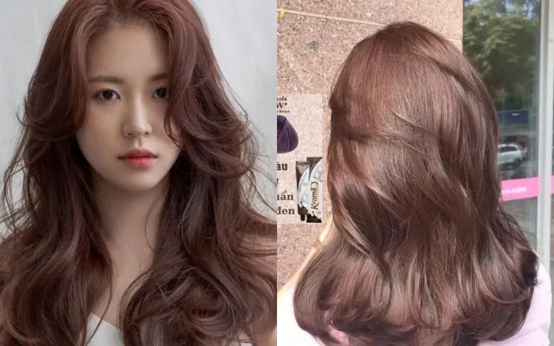 Thuốc nhuộm nâu chocolate lên màu đẹp tự nhiên