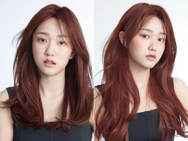 Màu nhuộm nâu socola lên tóc đẹp tự nhiên