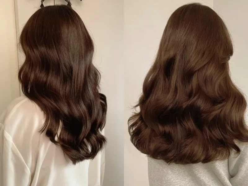 Màu nhuộm socola ngọt ngào cuốn hút