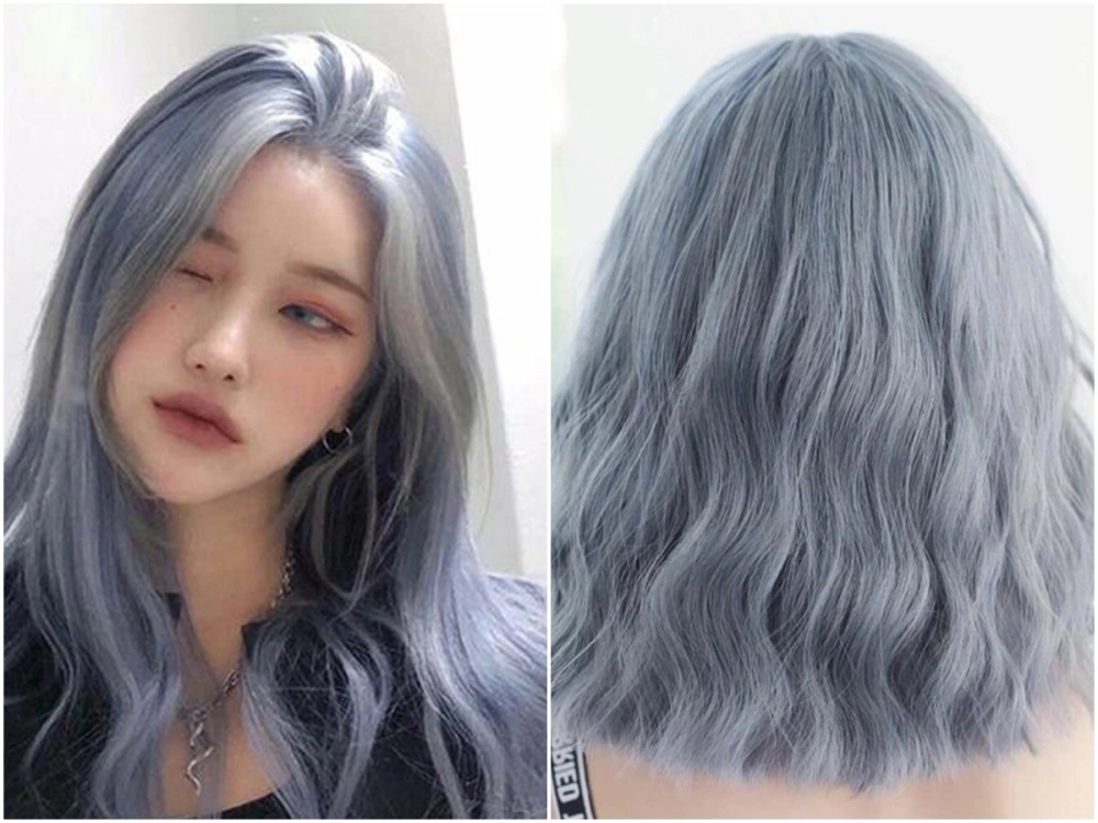 Tóc màu trà sữa xám khói ngọt ngào ngầu