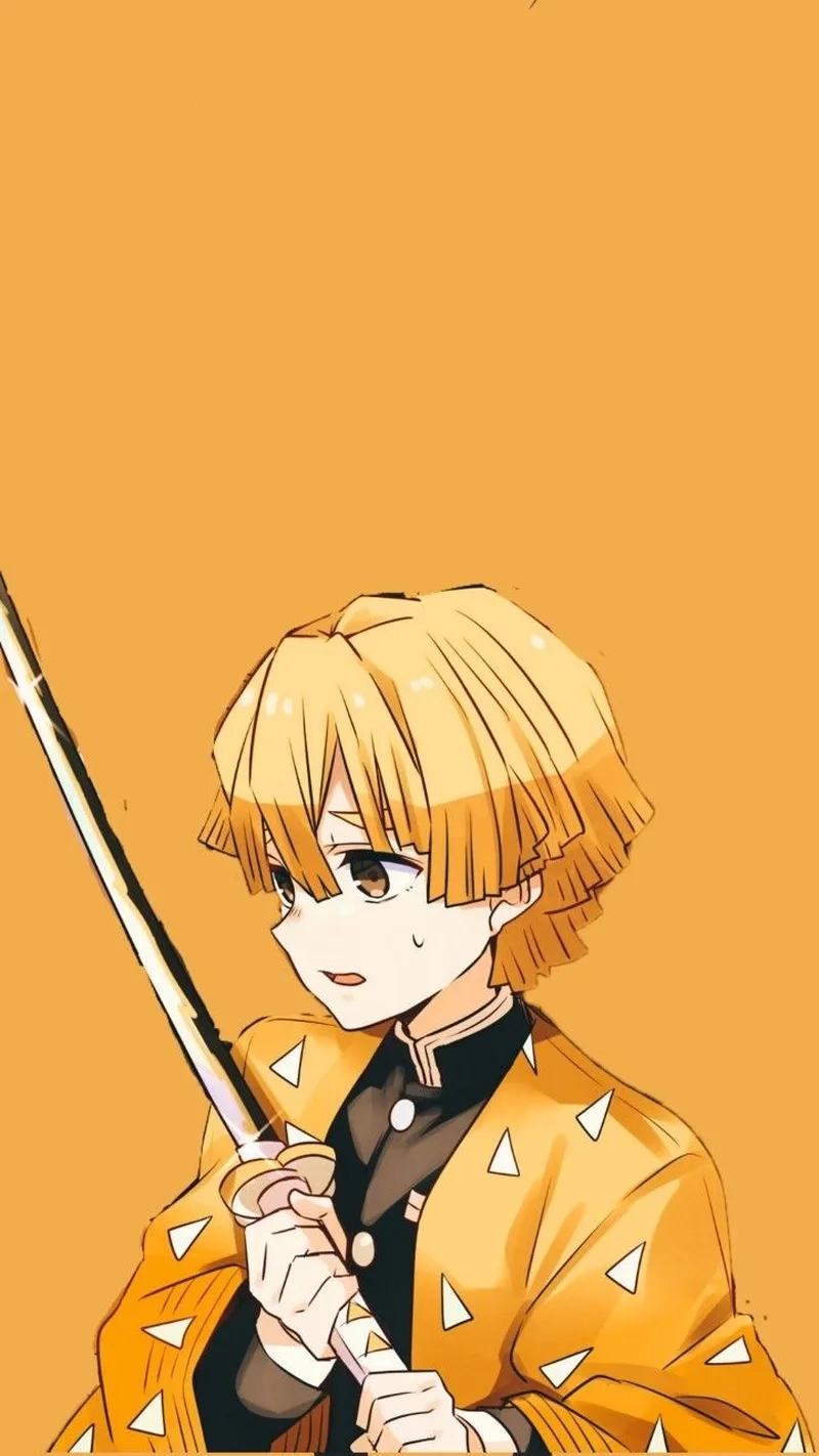 Cute chibi zenitsu phù hợp làm ảnh đại diện cá nhân.