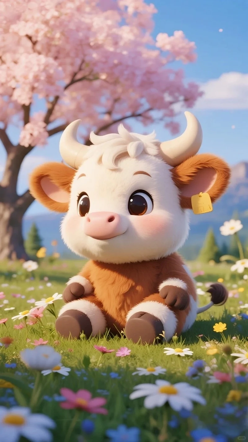 Cười xỉu với bò chibi cute cực dễ thương hôm nay