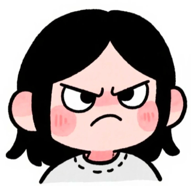 Biểu cảm lầy lội từ chibi giận đáng yêu hot trend