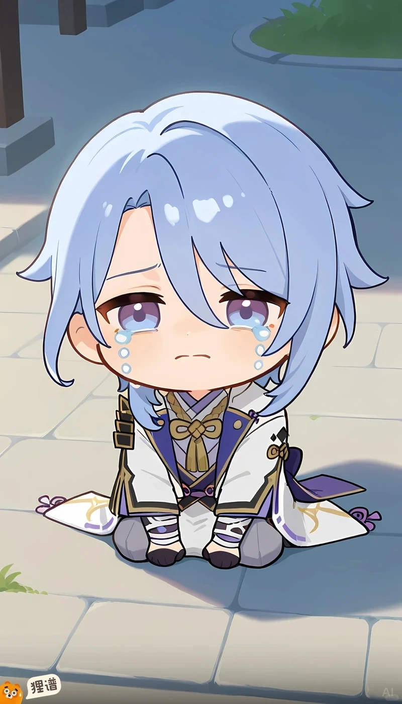 Bộ ảnh chibi khóc hoạt hình khiến ai cũng xúc động