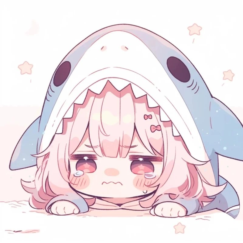 Loạt chibi khóc hoạt hình dễ thương hot trend