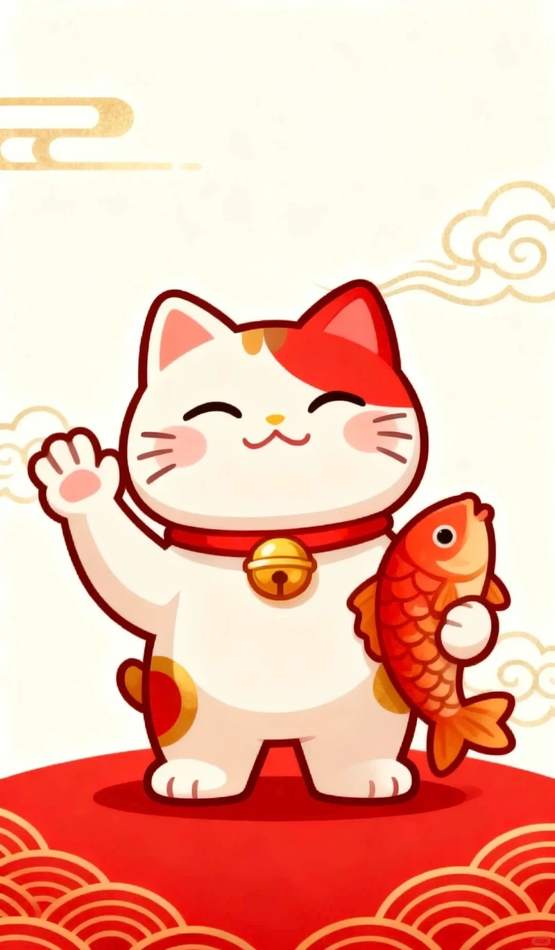 Hot trend mèo thần tài vẫy tay cực hút tài lộc