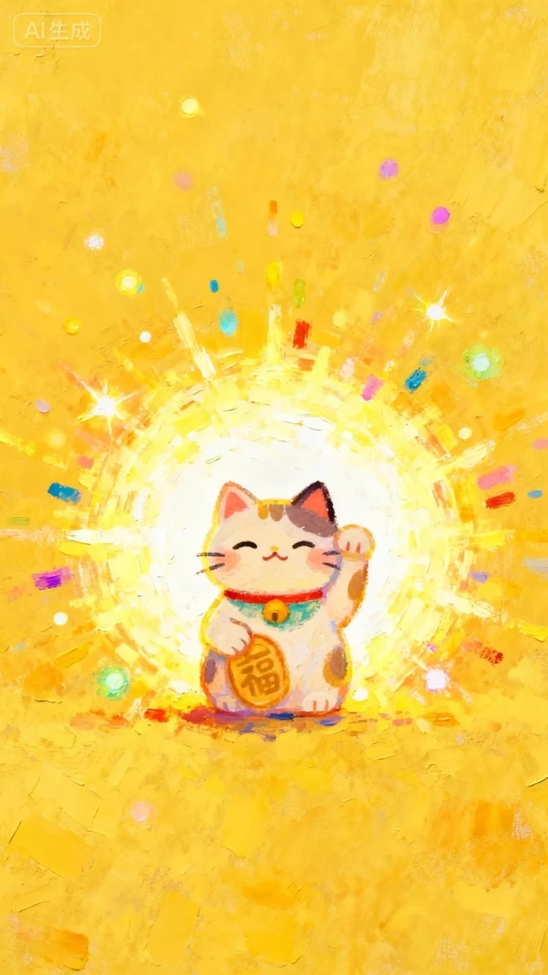 Sang trọng với mèo thần tài vàng phong thủy