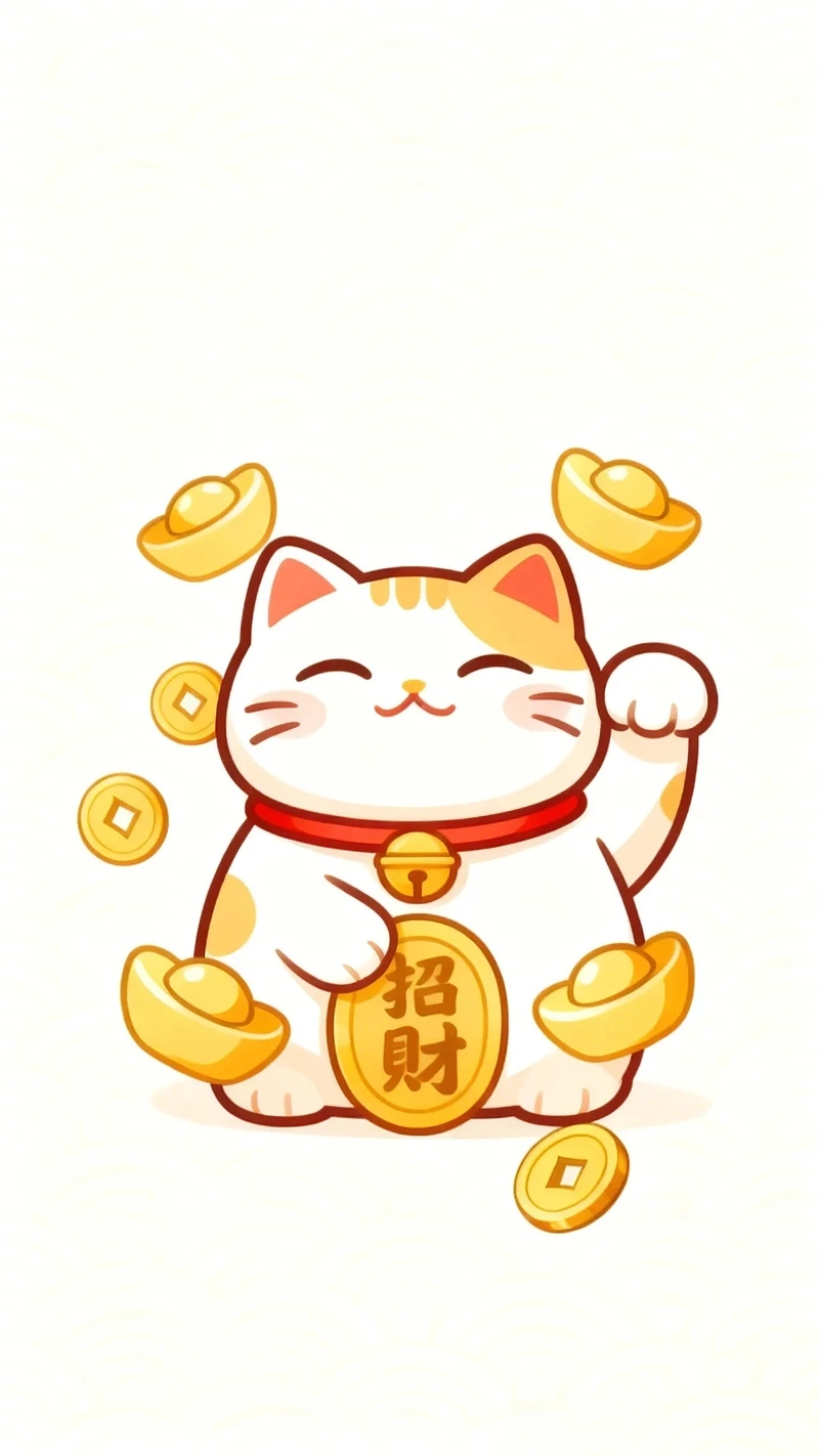 Tuyển chọn mèo thần tài đẹp hot nhất