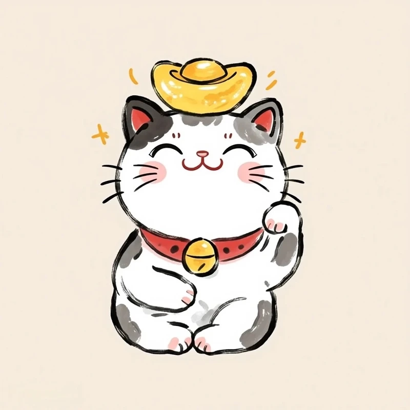 Phân biệt mèo thần tài tam thể phổ biến