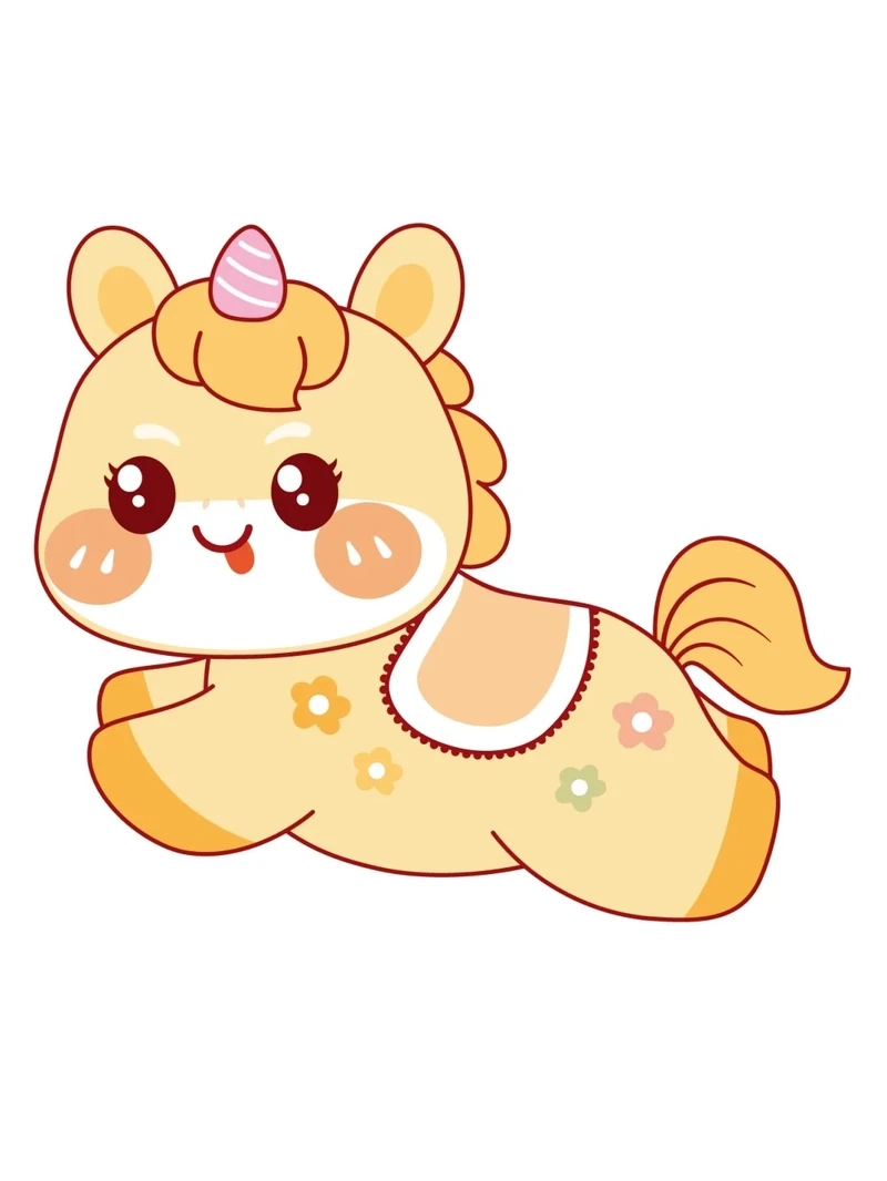 Khám phá ngay ngựa chibi cartoon siêu đáng yêu